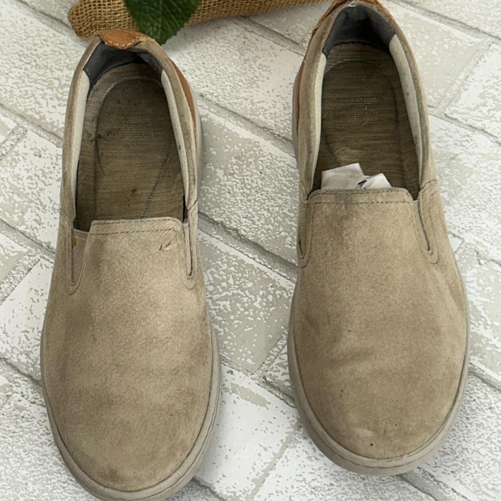 Dansko Women's Beige Slip-On Sneakers